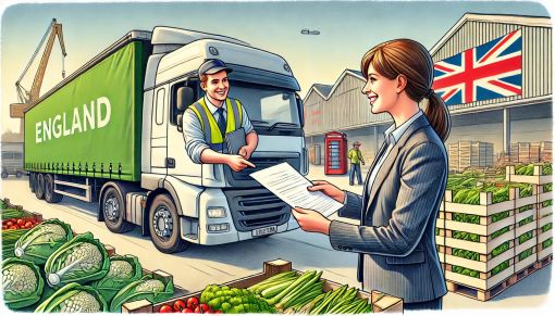  UK fresh vegetable buyers importers contacts details in England UK