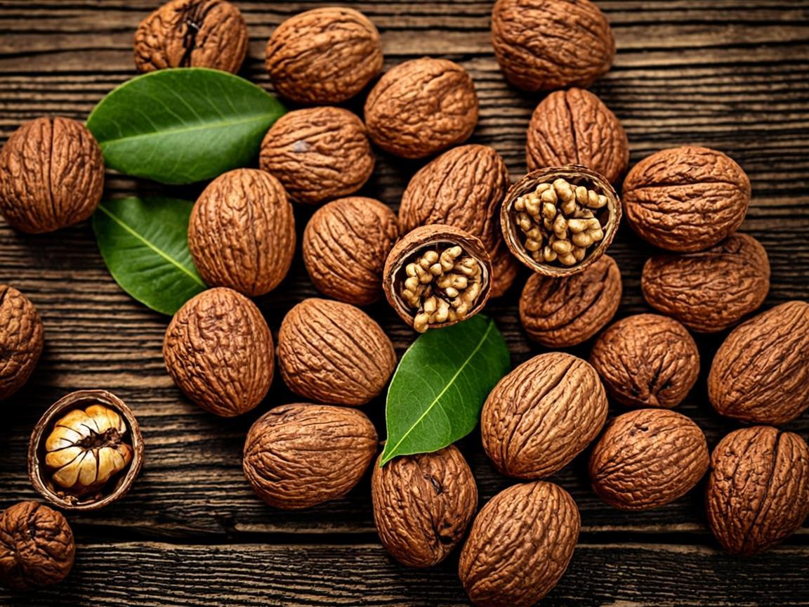 Premium French walnuts exported by Orienco SAS — high-quality shelled and in-shell walnut kernels from France