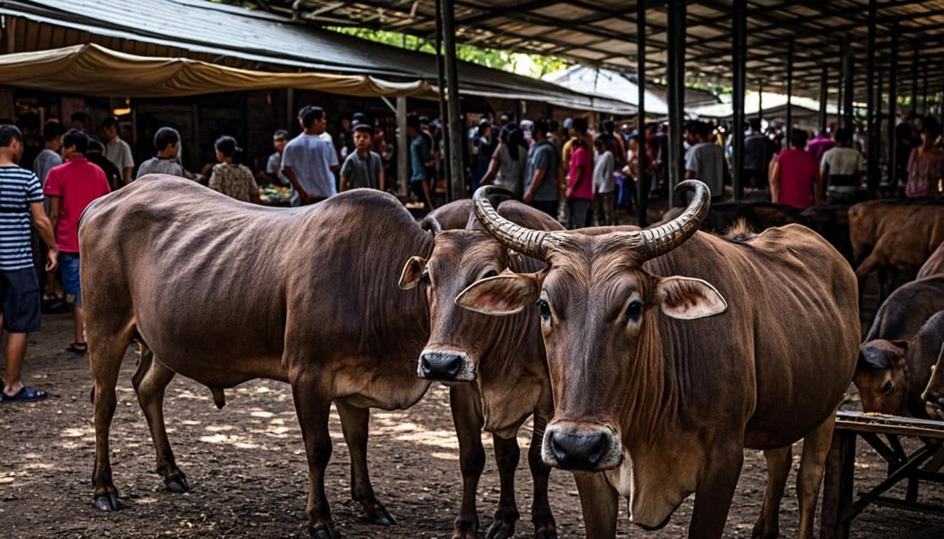 Indonesian cattle market